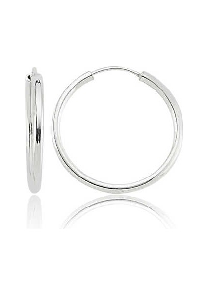 Ea0710025 Gümüş Halka Küpe