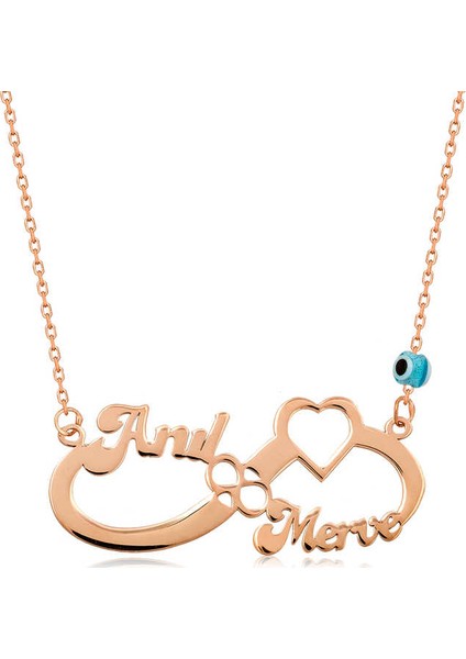 Gümüş İsimli Sonsuzluk Kolye