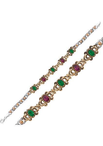 Gümüş Otantik Fantazi Bayan Bileklik