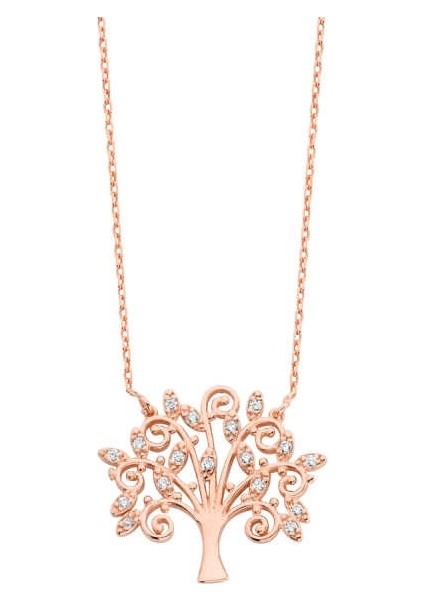 Hayat Ağacı Gümüş Kolye - Gms1021