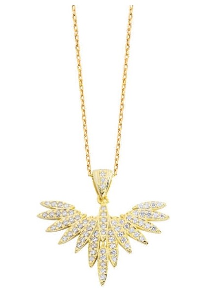 Şans Meleği Gümüş Kolye - Gms1064