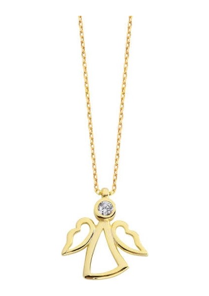 Tektaş Melek Gümüş Kolye - Gms1602