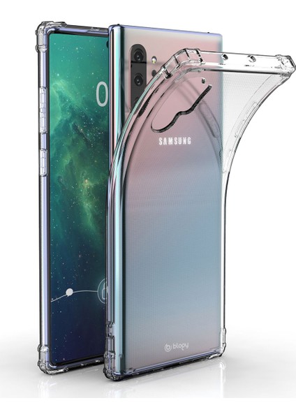 Galaxy Note 10 Plus Crystal Fit Kılıf Crystal Clear