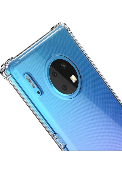 Huawei Mate 30 Pro ile Uyumlu Crystal Fit Kılıf Crystal Clear