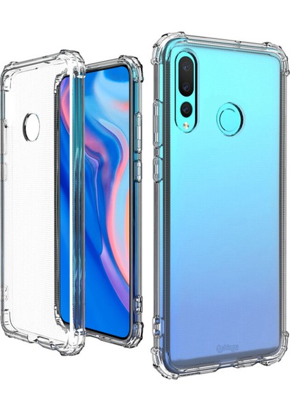 Huawei Y9 Prime 2019 ile Uyumlu Crystal Fit Kılıf Crystal Clear