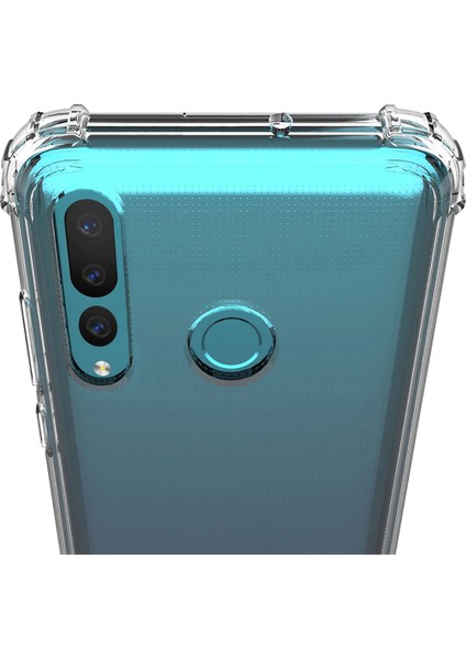 Huawei Y9 Prime 2019 ile Uyumlu Crystal Fit Kılıf Crystal Clear