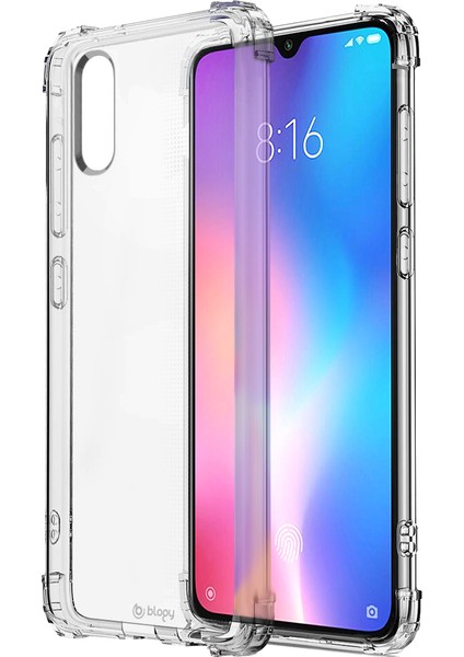 Xiaomi Mi 9 Crystal Fit Kılıf Crystal Clear