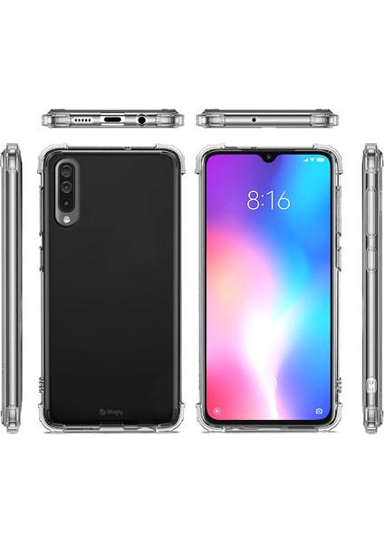 Xiaomi Mi 9 Crystal Fit Kılıf Crystal Clear