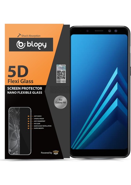 Galaxy A8 Flexi 5D Ekran Koruyucu