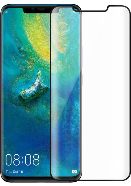 Huawei Mate 20 Pro ile Uyumlu Flexi Edge 5D Ekran Koruyucu