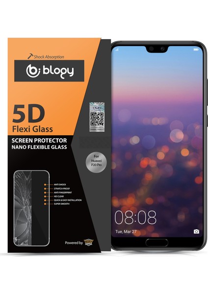 Buff Blogy Huawei P20 Pro Flexi 5D Ekran Koruyucu