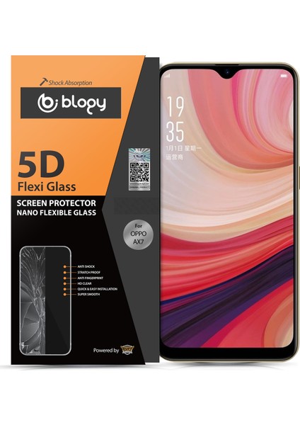 Buff Blogy OPPO AX7 Flexi 5D Ekran Koruyucu