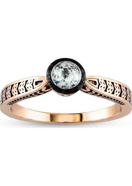 0.11 Ct Elmas Yüzük Ey33