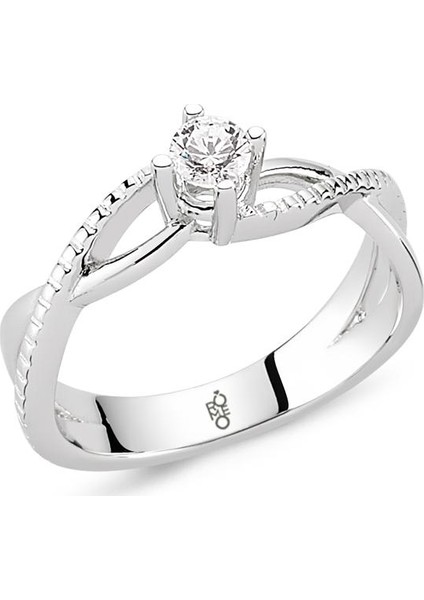 Romeo Pırlanta 0.23 Ct Tektaş Yüzük Rm20049