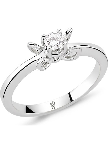0.30 Ct Tektaş Pırlanta Yüzük RM30061