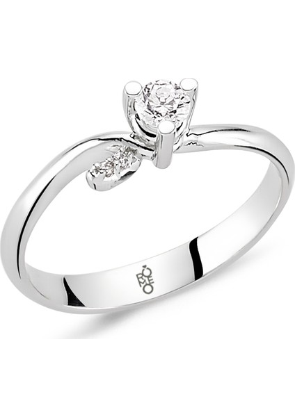 0.30 Ct Tektaş Pırlanta Yüzük RM30074