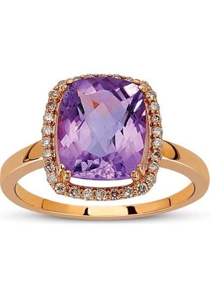 2.47 Ct Pırlanta Renkli Taşlı Yüzük Rty6