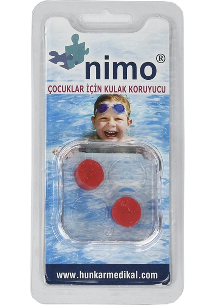 Nimo Çocuk Silikon Kulak Koruyucu 1 Çift