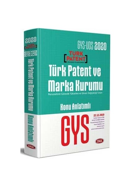 2020 GYS Türk Patent Ve Marka Kurumu Konu Anlatımlı