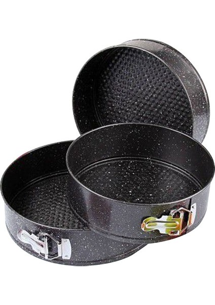 Kelepçeli 3lü Kek Kalıbı Siyah