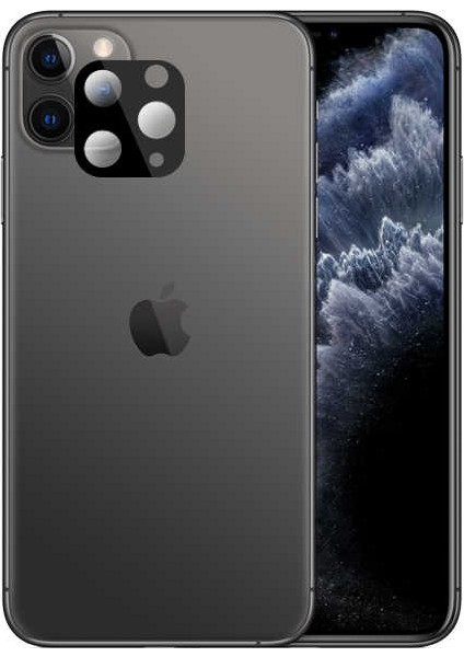 Apple iPhone 11 Pro Max Kamera Lens Koruma Camı Gümüş