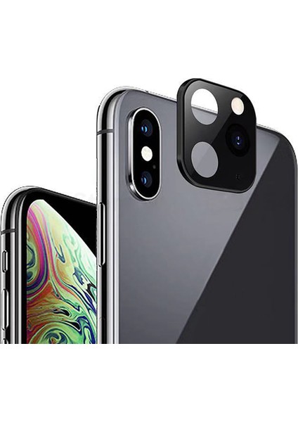 Apple iPhone 11 Pro Max Kamera Lens Koruma Camı Gümüş