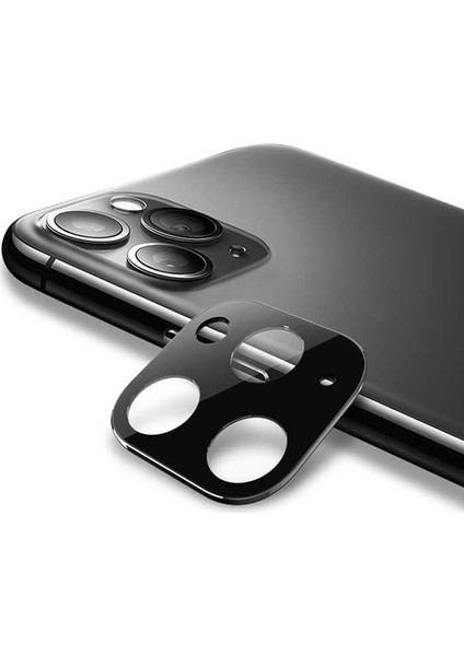 Apple iPhone 11 Pro Max Kamera Lens Koruma Camı Gümüş