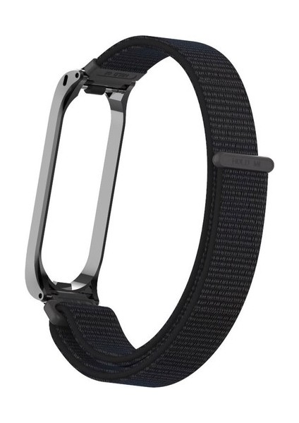 Xiaomi Mi Band 4 - Mi Band 3 Silikon Çerçeveli Cırtlı Hasır Desenli Renkli Kordon Kırmızı modelleri