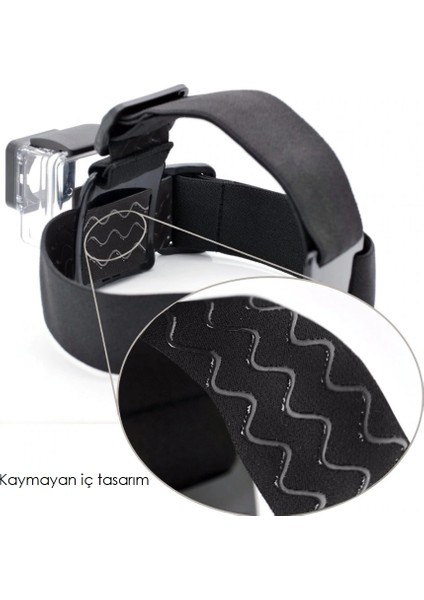 Tüm Aksiyon Kameralarla Uyumlu Kafa Bandı modelleri