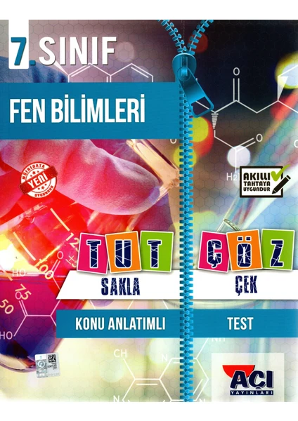 Açı Yayınları 7. Sınıf Fen Bilimleri Tut Sakla Çek Çöz