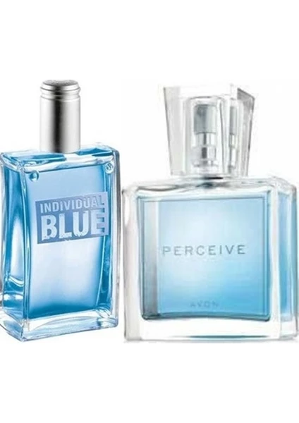 Individual Blue 100 ml Erkek Edt+Avon Perceive 30 ml Kadın Edp