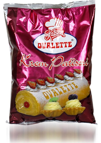 Ovalette Krem Patiseri 1 kg + 10'lu Krema Torbası