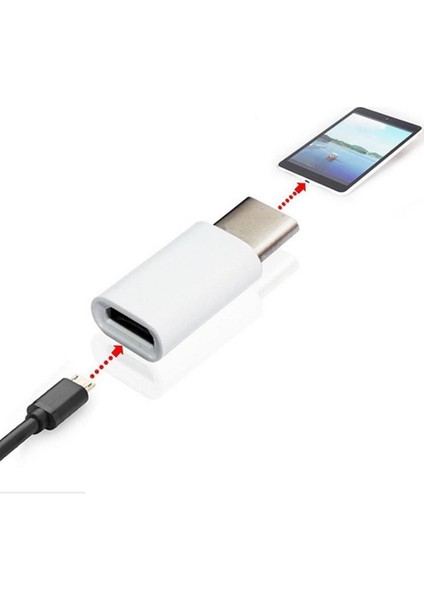 Micro To Type-C Dönüştürücü Çevirici Adaptör