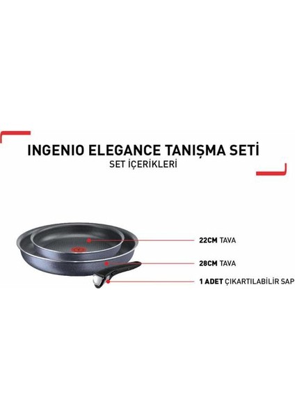 Titanium Ingenio Elegance Tanışma Seti 3 Parça