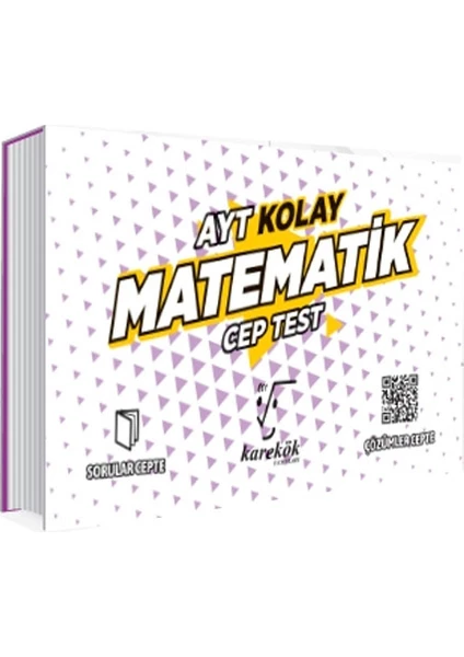 Karekök Yayıncılık AYT Cep Test Matematik Kolay