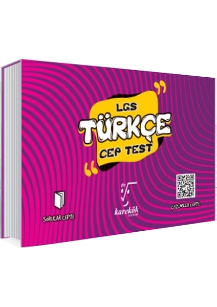 Karekök Yayıncılık LGS Türkçe Cep Test