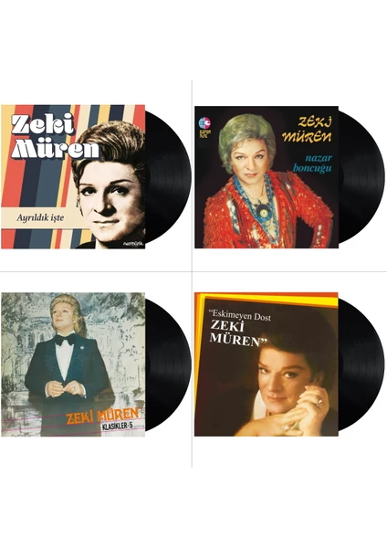 Zeki Müren 4'lü Lp Set