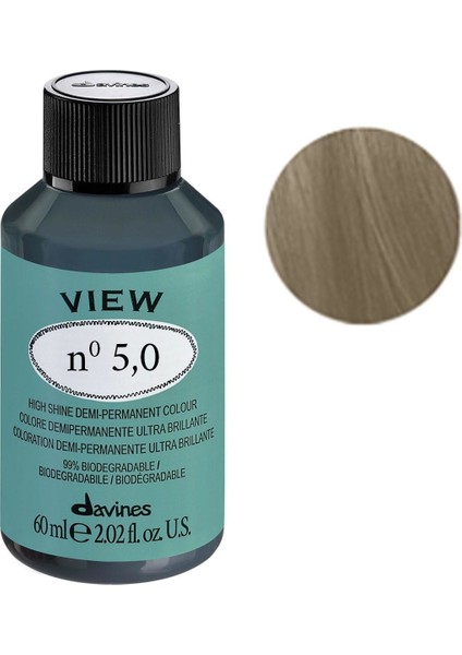 View Yarı Kalıcı Saç Boyası 60 ml - 5,0 Açık Kahve