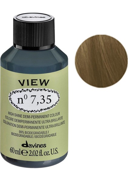 View Yarı Kalıcı Saç Boyası 60 ml - 7,35 Kumral Altın Maun