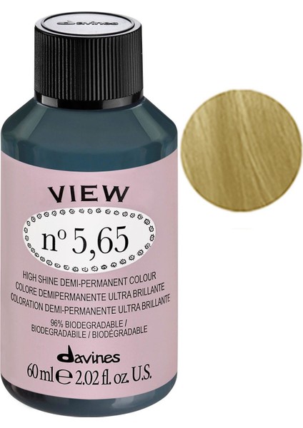 View Yarı Kalıcı Saç Boyası 60 ml - 5,65 Kırmızı Maun Açık Kahve