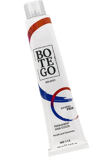 Botego Milano Parabensiz 1 Siyah Krem Boya 100 ml