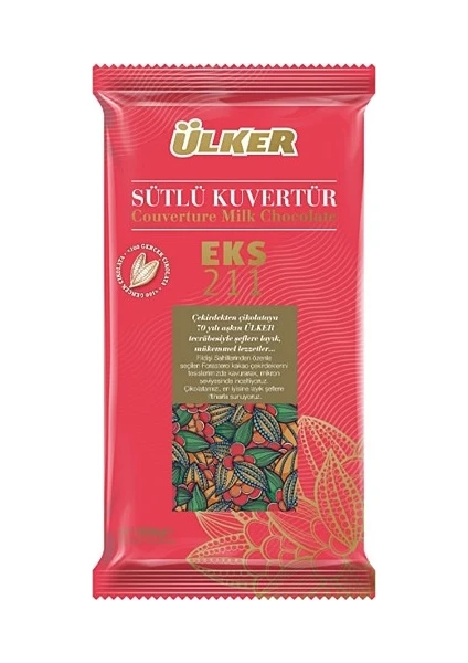 Kuvertür Sütlü Çikolata 2,5 kg