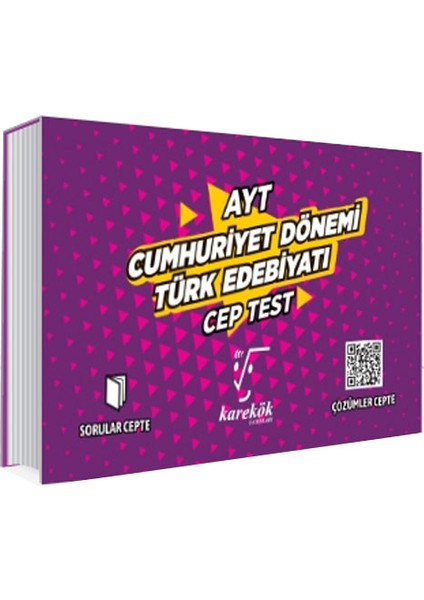 AYT Cep Test Cumhuriyet Dön.Edebiyatı