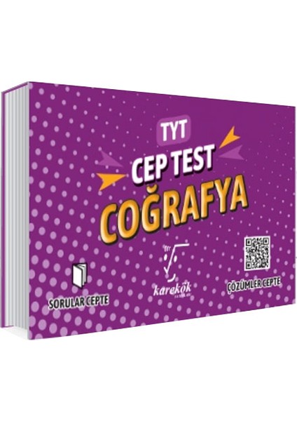 Karekök Yayıncılık TYT Cep Test Coğrafya