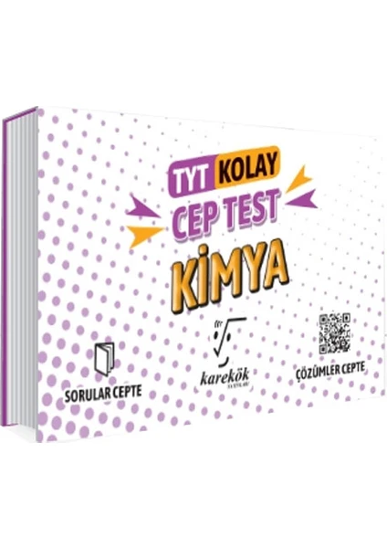 Karekök Yayıncılık AYT Cep Test Kimya Kolay