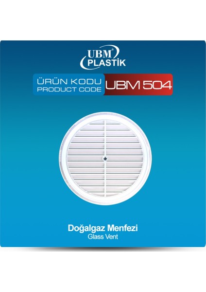 Plastik Doğalgaz Cam Menfezi