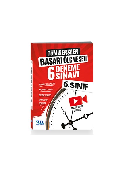 Tandem Başarı Ölçme Seti 6 Deneme Seti 6. Sınıf
