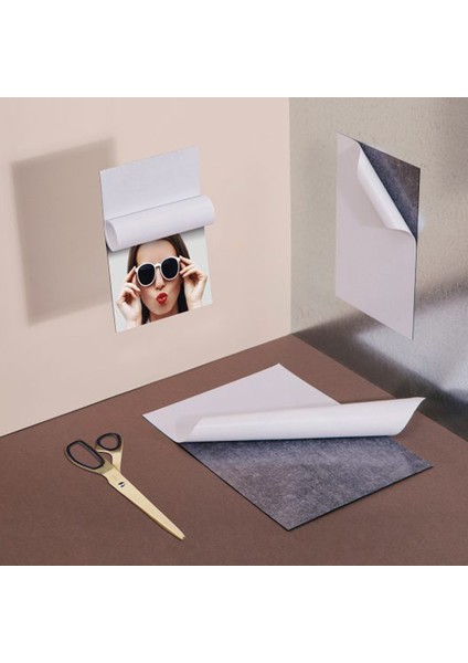 Yapışkanlı Levha Mıknatıs - Arkası Çıkartmalı Magnet Mıknatısı 101 cm Boy -0, 4 mm Kalınlık