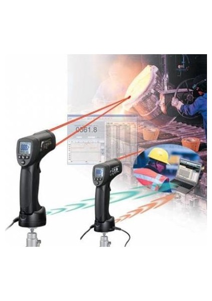 TT-TECHNIC Cem DT8855 -50*1050C (30:1 ) Wireless 20 Nokta Hafızalı Infrared Termometre