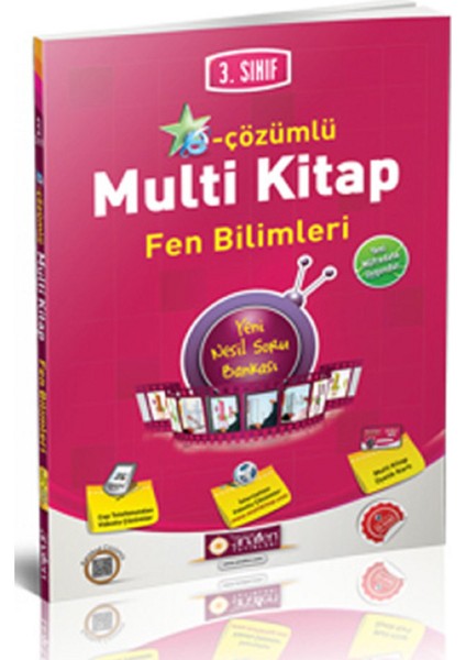 3. Sınıf Fen Bilimleri E-Çözümlü Multi Kitap